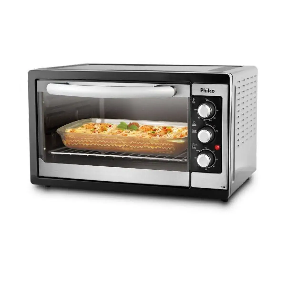 Forno Elétrico PFE48P Auto Limpante 46 Litros Philco Cinza 220V