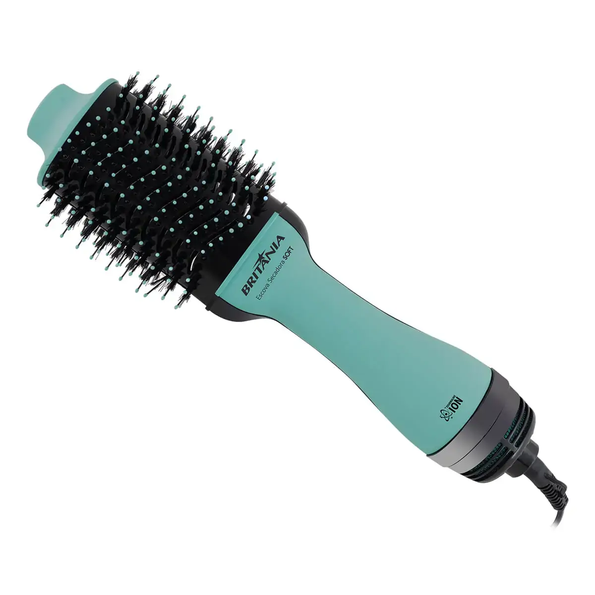 Escova Secadora Britânia BEC05T, 3 Temp, 2 Vel, Tourmaline Íon - 220V - Azul