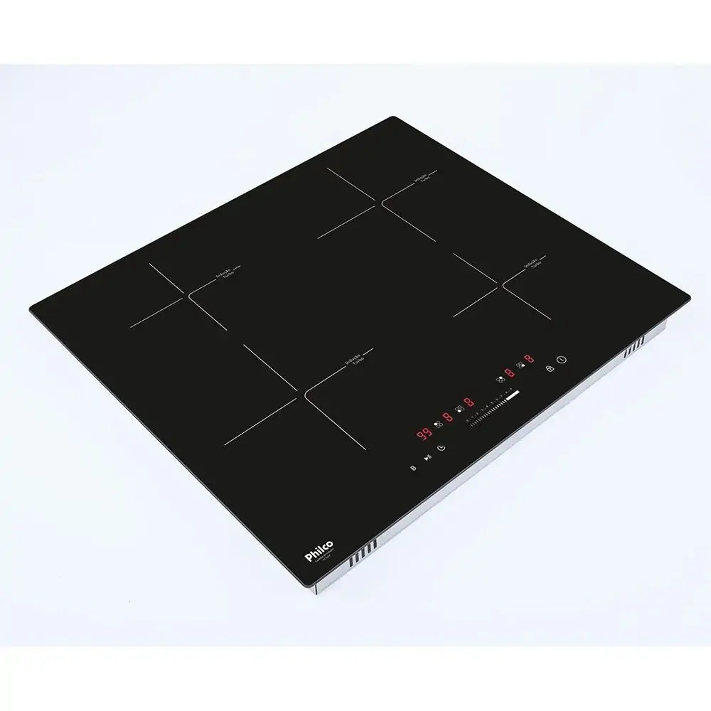 Cooktop Philco 4 Bocas Indução Painel Touch Screen Vidro Preto 220V PCT40P - 220v