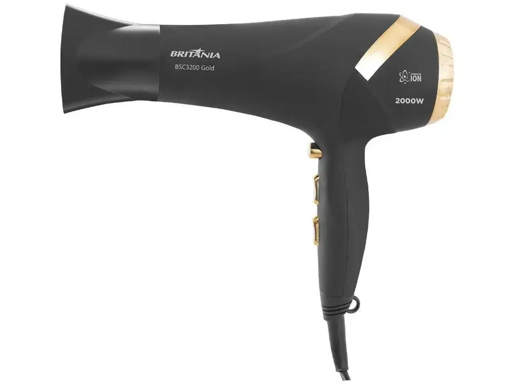 Secador 2000w Britania Bsc3200 Gold 110v