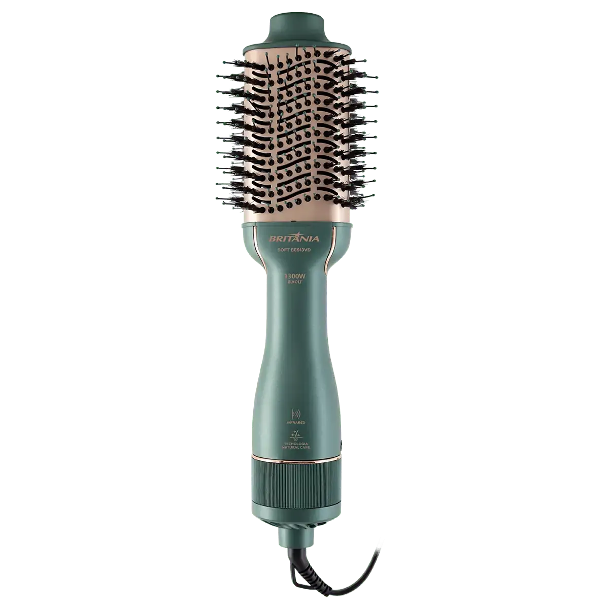 Escova Secadora Britânia Soft BES13VD, 3 EM 1, 1300W, 2 Velocidades - Bivolt