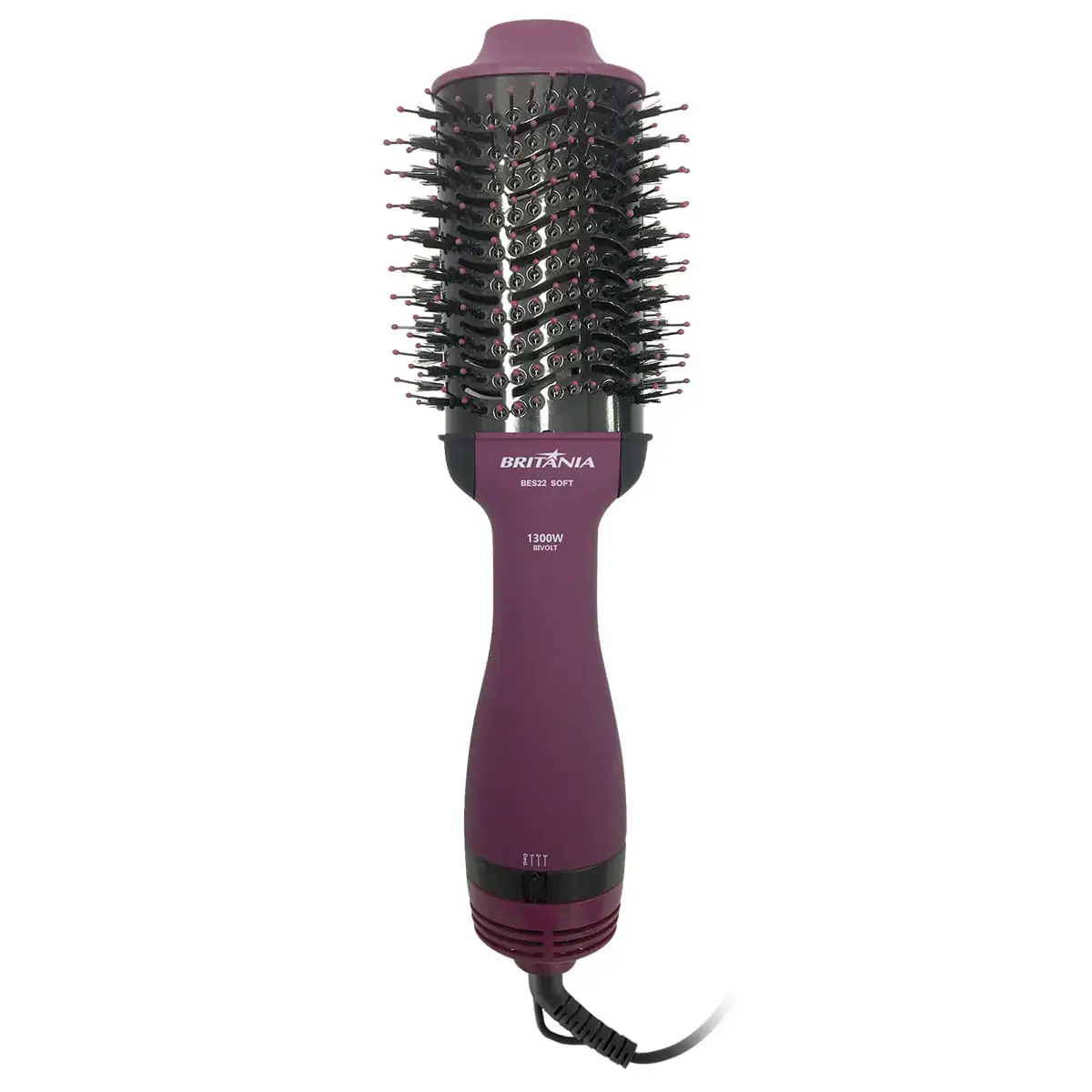 Escova Secadora Britânia Soft BES22, 1200W, 3 EM 1, 2 Vel - Bivolt