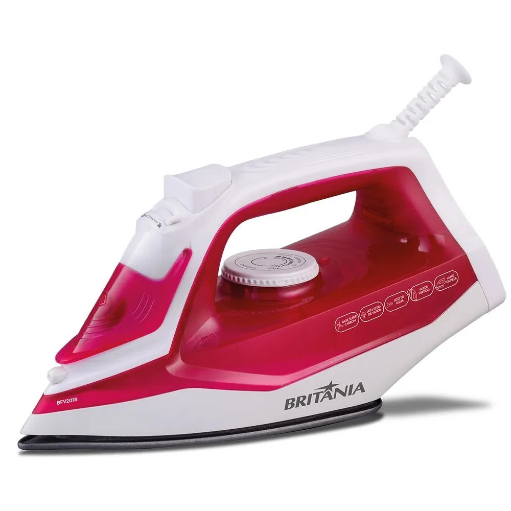 Ferro A Vapor Britania Bfv201r Rosa 220v