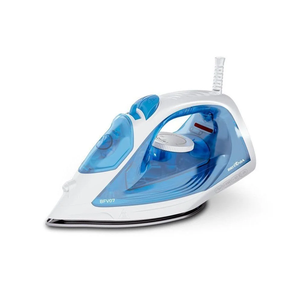 Ferro De Passar A Vapor Britania Bfv07 1600w Azul 220v
