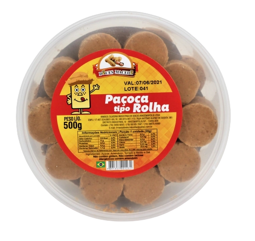 Pacoca Doces Macedo Rolha