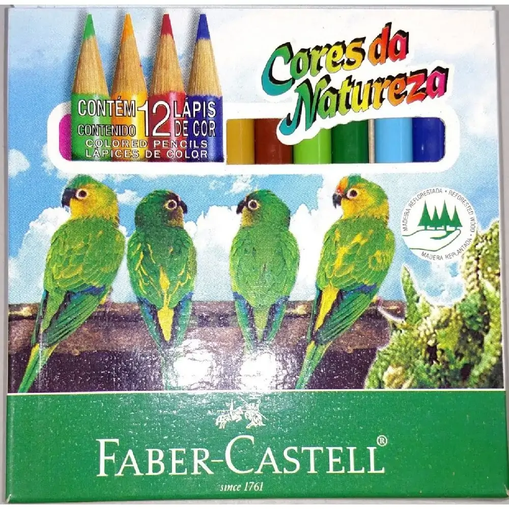 Lapis Cor Faber Castell Natureza C/12