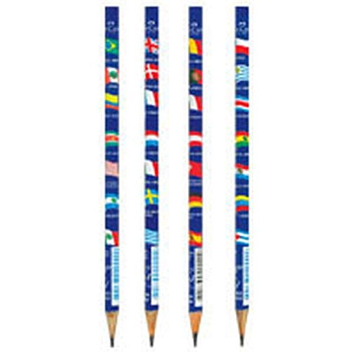Lapis Faber Preto Grafite Bandeiras Unidade