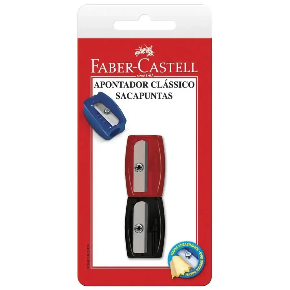 Apontador Clássico Faber Castell 2 Unidades