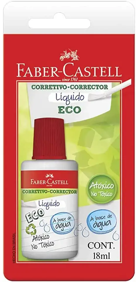 Corretivo Líquido Base De água Faber Castell Eco 18ml