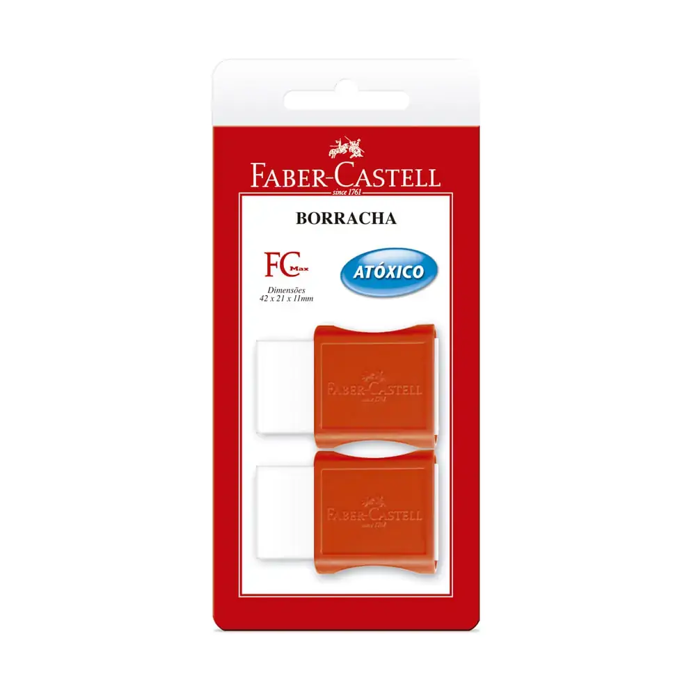 Borracha Faber Castell C/ Cinta Plastica 1 X 24 7891360303824