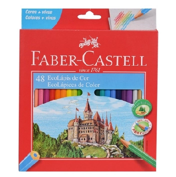 LAPIS DE COR 48 CORES FABER CASTELL