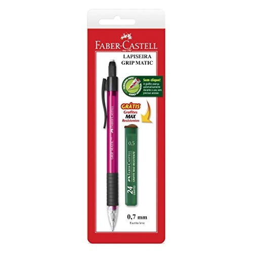 Lapiseira F Castanha Grip Matic Met 0,7