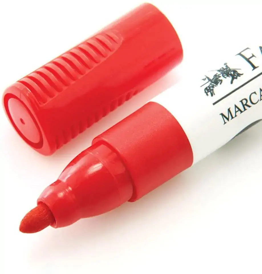 Pincel P/quadro Branco Vermelha Faber Castell
