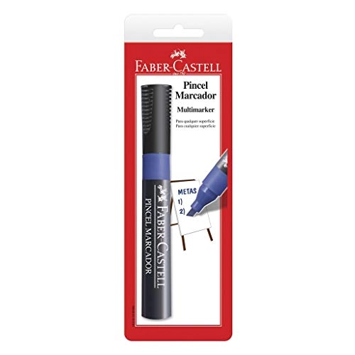 Marcador Permanente Azul Faber Castell