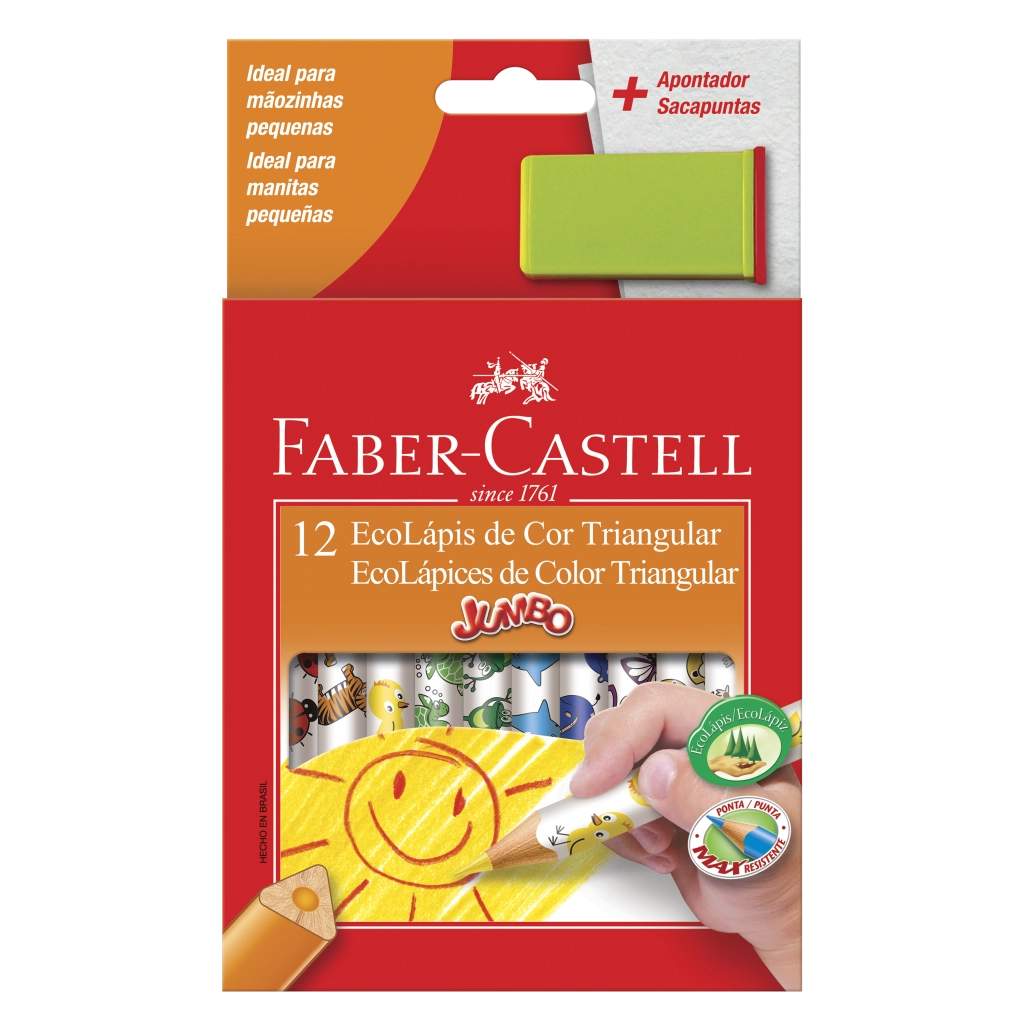 Lapis Cor Faber C Eco Jumbo 12c 1ap 6x1