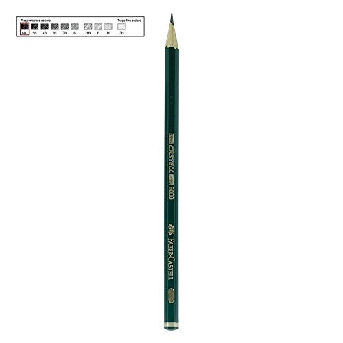 Lapis Grafite Faber Castell Eco 9000 6b