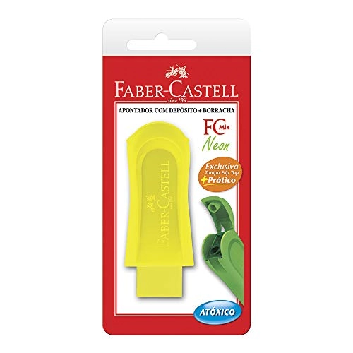 Apontador F.castell C/dep.e Borracha Mix