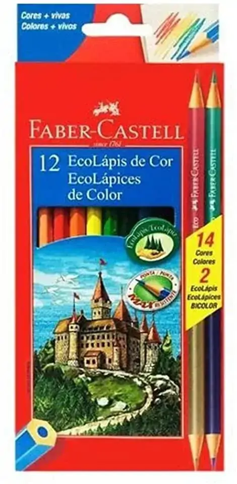 Lapis De Cor Faber Castell C/12