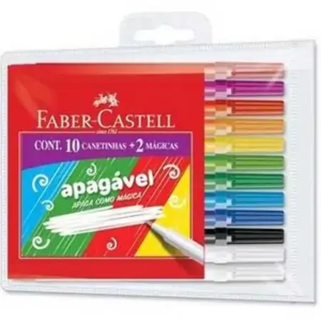 Faber Castell Apagável Hidrográfica 12 Unidades