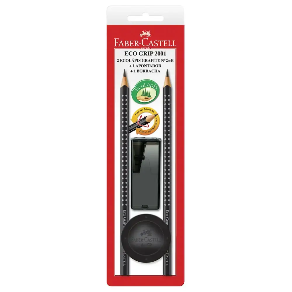 2 Ecolapis Grip Preto Bor Apont Fsc 1 X 24 7891360575702