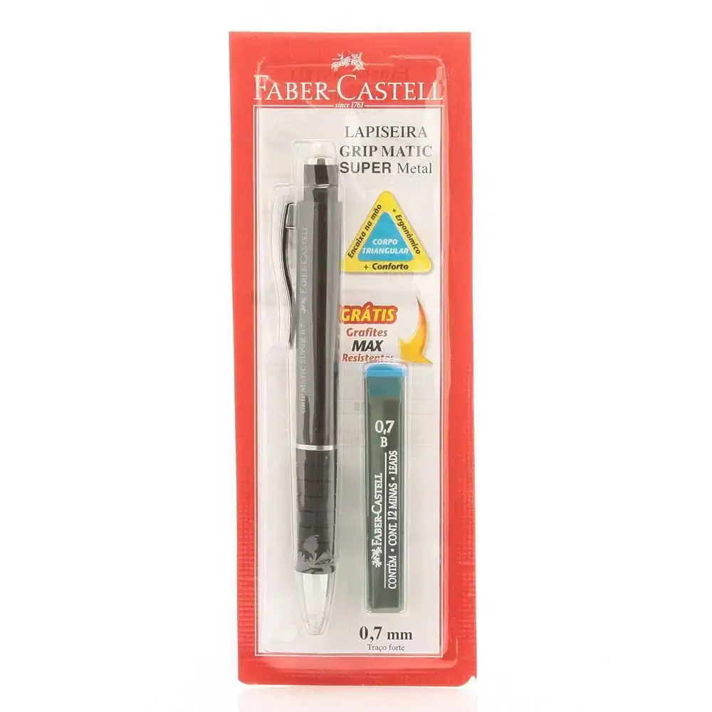 Lapiseira Gm Super Metal 0.7mm Cartela 1 X 24 7891360584063