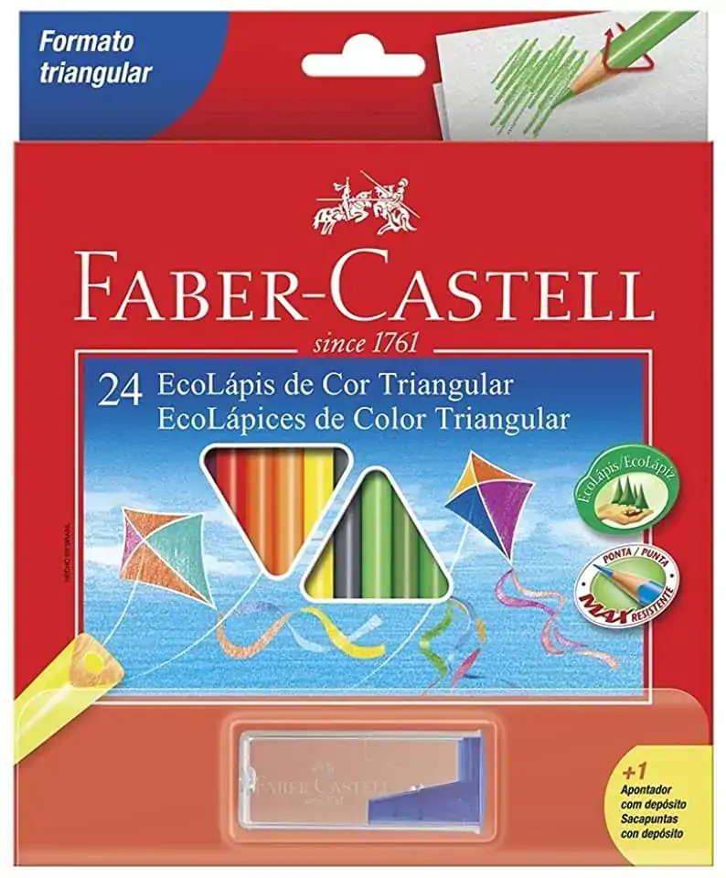 Faber Castell Ecolápis 24 Cores