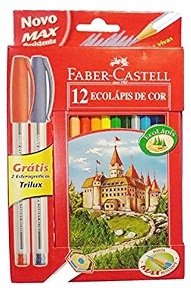 Faber Castell Ecolápis Regular 12 Cores