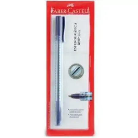 Faber Castell Grip Stick Esferográfica Azul 1 Unidade