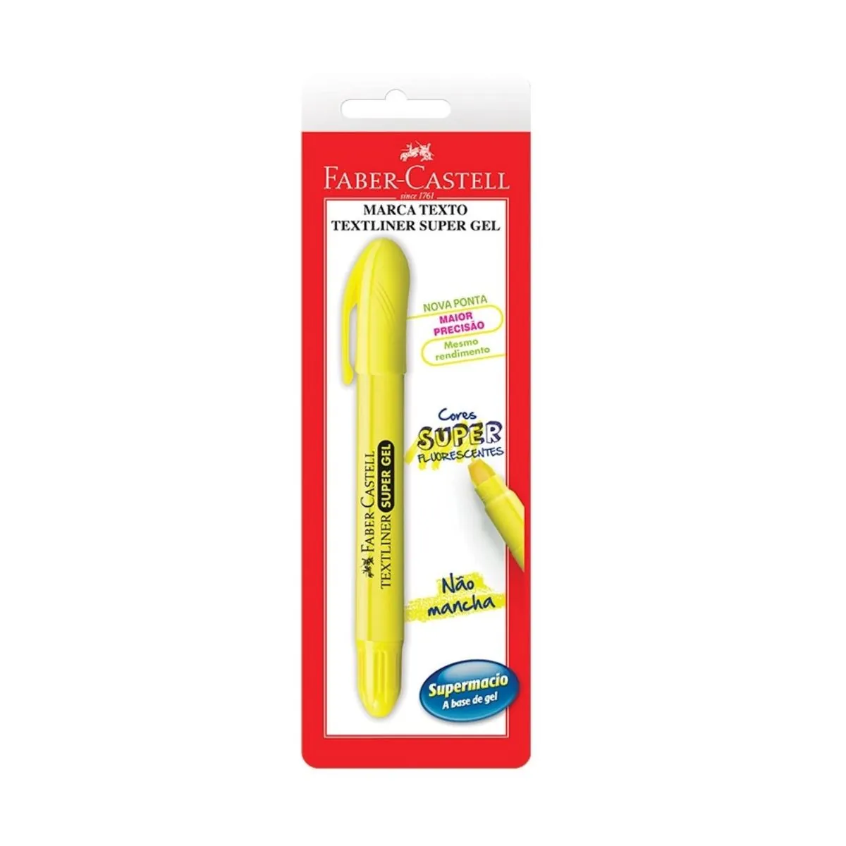 Faber Castell Super Marca Texto Amarelo 1 Unidade
