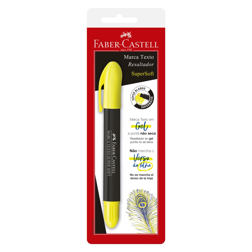 Faber Castell Super Marca Texto Amarelo 1 Unidade
