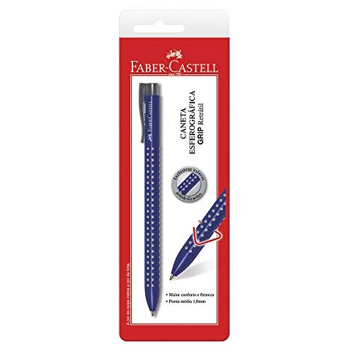 Esferog.f.castell Grip Retratil Azul
