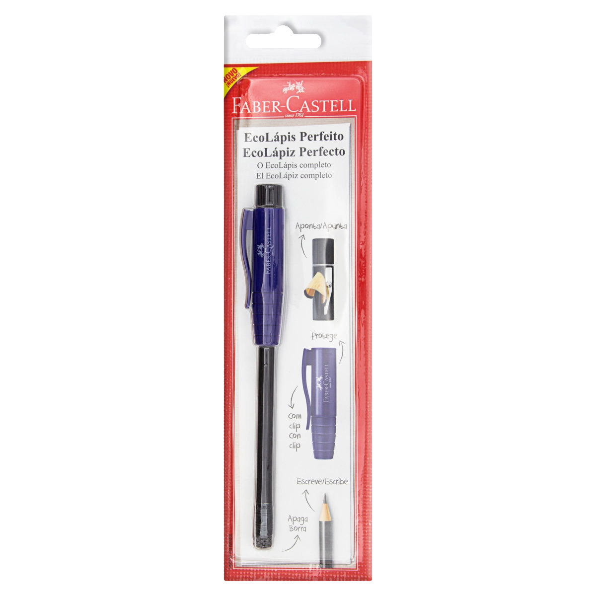 Ecolápis Preto Perfeito Faber Castell