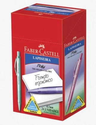 Lapiseira Faber Castell Tri Shape Color Roxa 2.0mm Sm/20tscrx