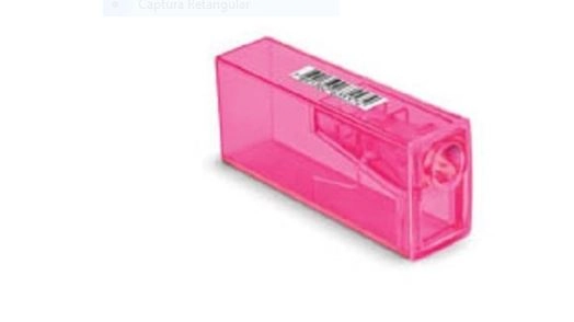 Apontador Deposito Faber Neon Rosa 125