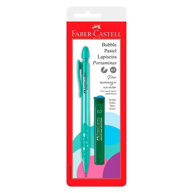 Lapiseira 0.7mm Bubble Pastel Verde Agua