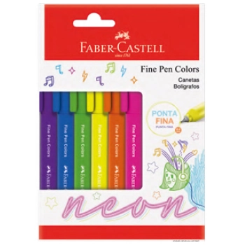 Fine Pen Colors Neon C/6 Ref.fpb/es6nezf