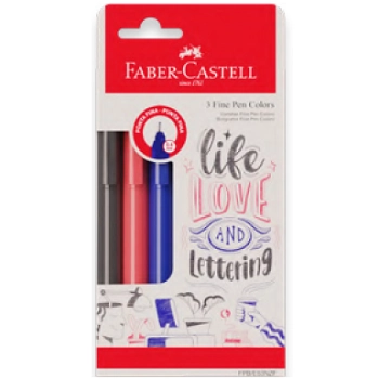 Fine Pen Colors Az/verm/pt C/3 Ref.fpb/es3nzf