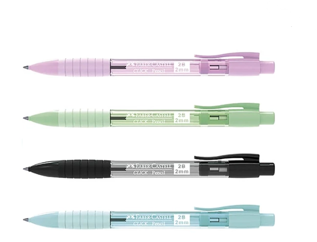 Lapiseira 2.0 Mm Poly Click Mix Sm/20cpmix Faber Castell