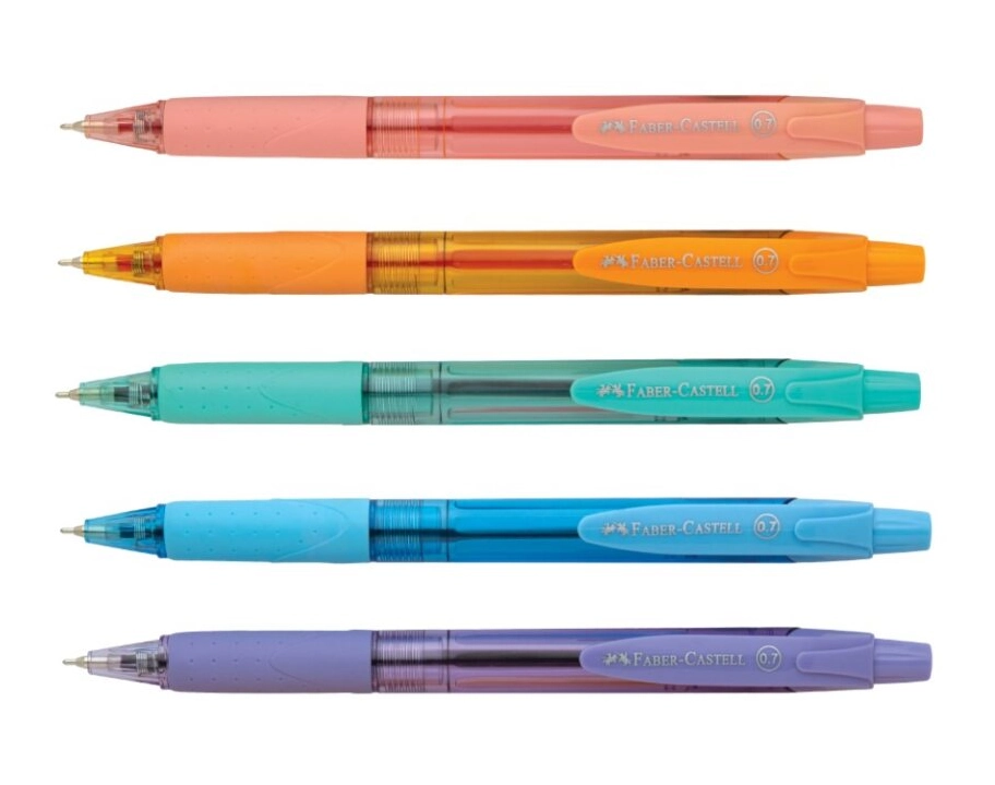 Caneta Esferografica Poly Candy Colors Rt 0.7 Es Prtcc07 Faber
