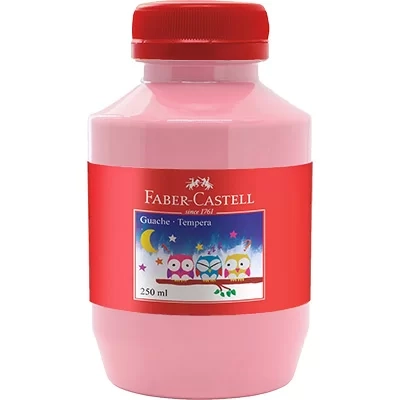 Tinta Guache Rosa Claro 250ml Gua 250rc Faber Castel