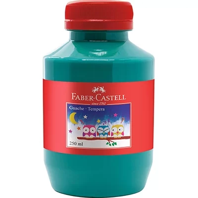 Tinta Guache Verde Claro 250ml Gua 250vc Faber Castel