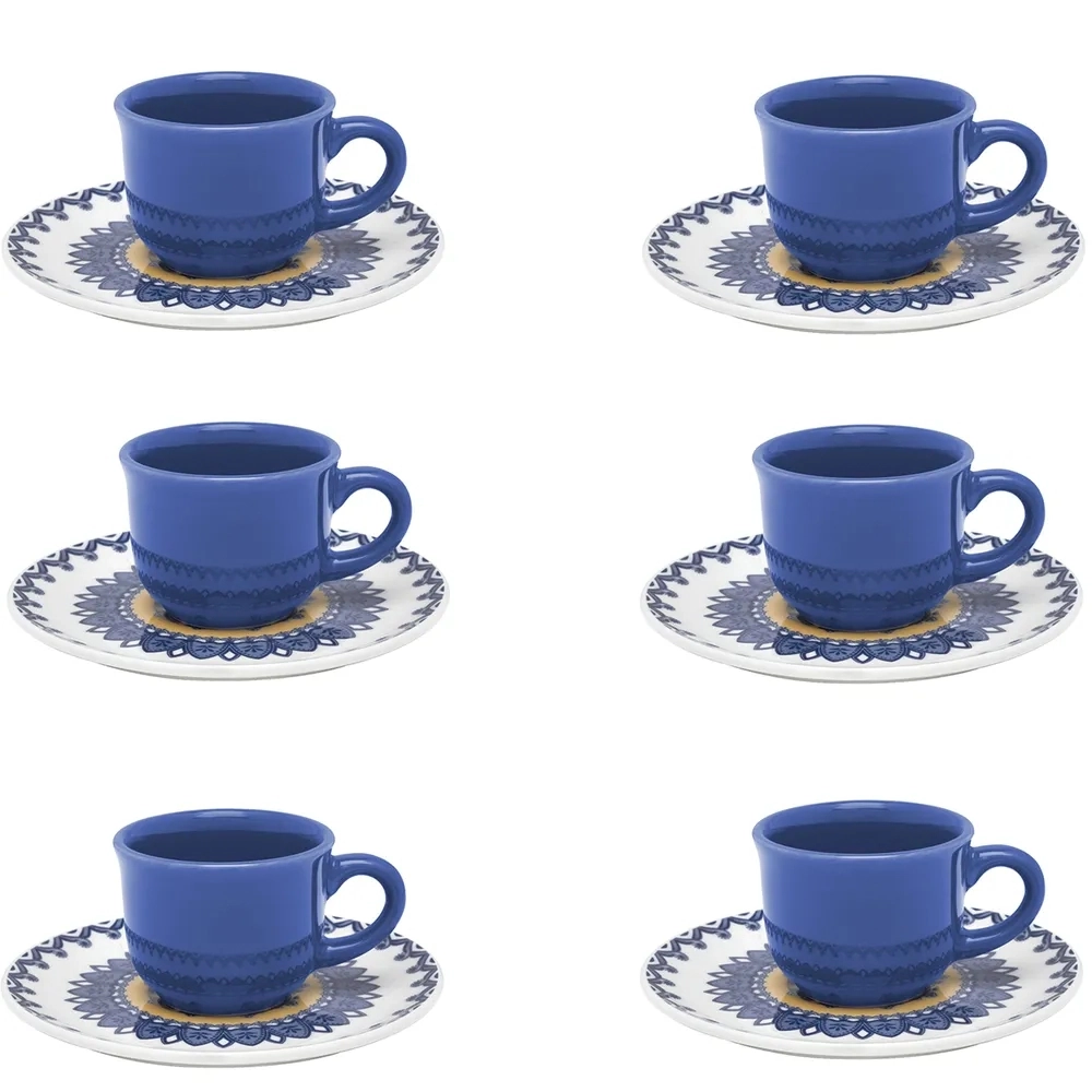 Cj De Cafezinho 65ml 12pcs Tb La Carreta