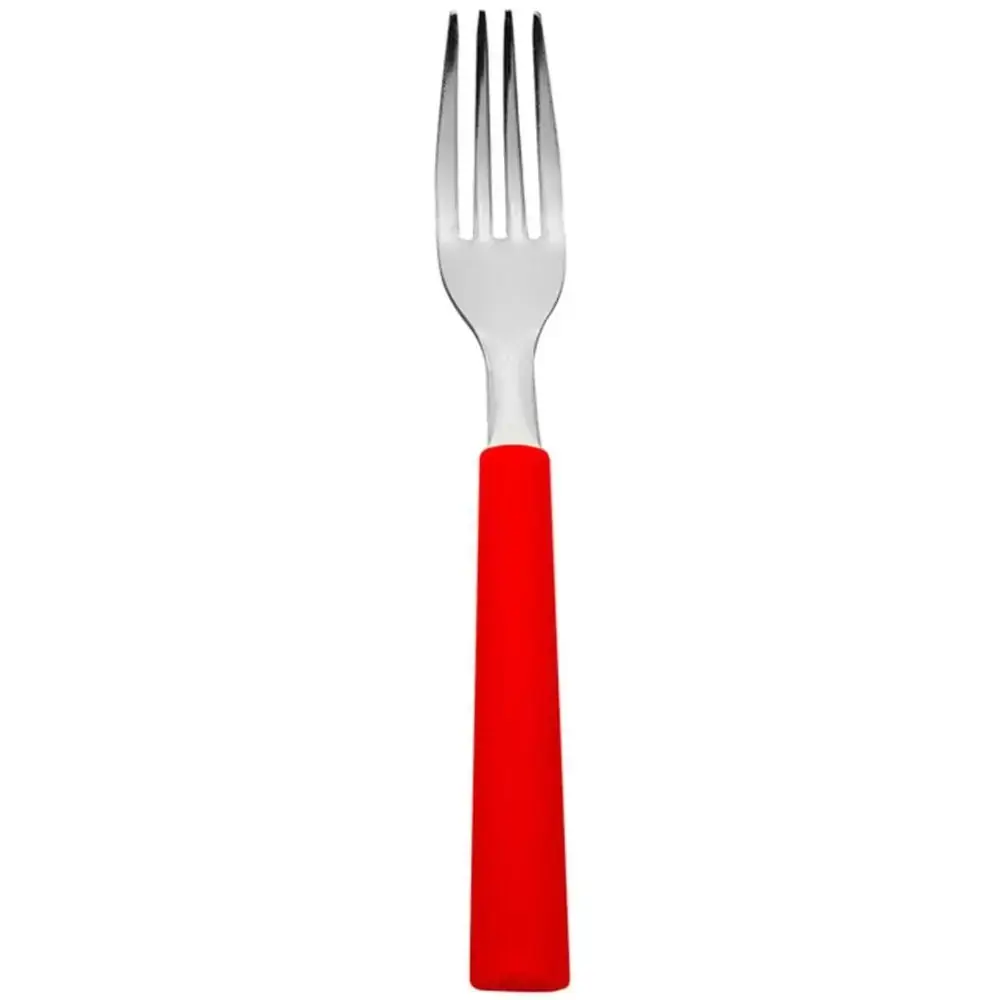 Conjunto de 6 Garfos de Mesa Vermelho Intenso