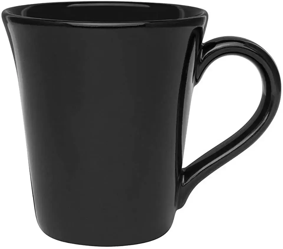 Caneca Preta Tulipa 330ml Oxford Daily
