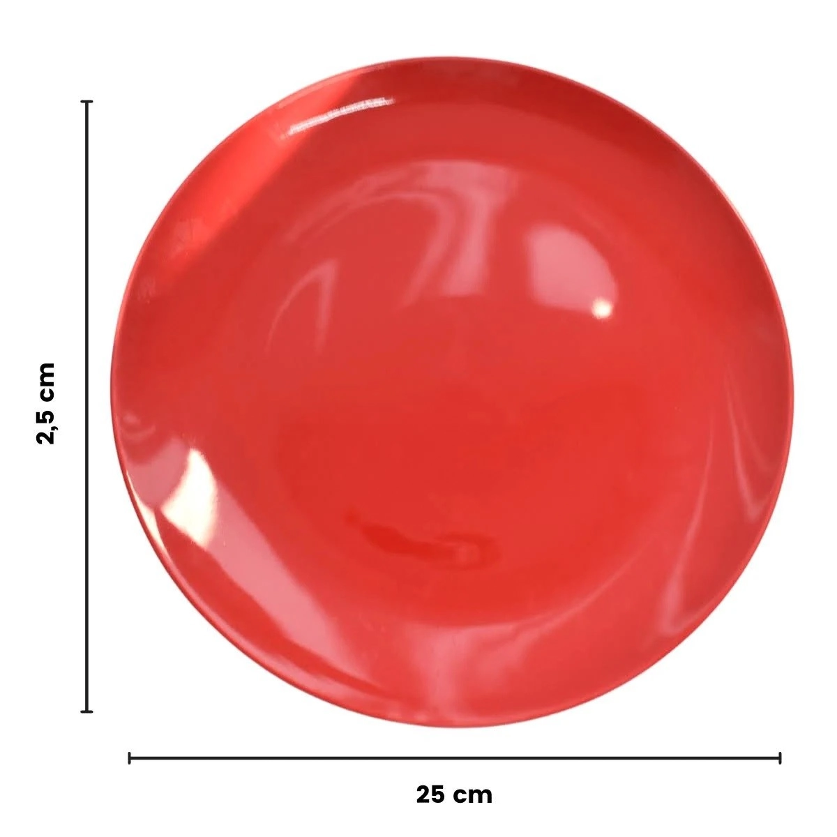 Prato Red Raso 26cm 88335 Oxford