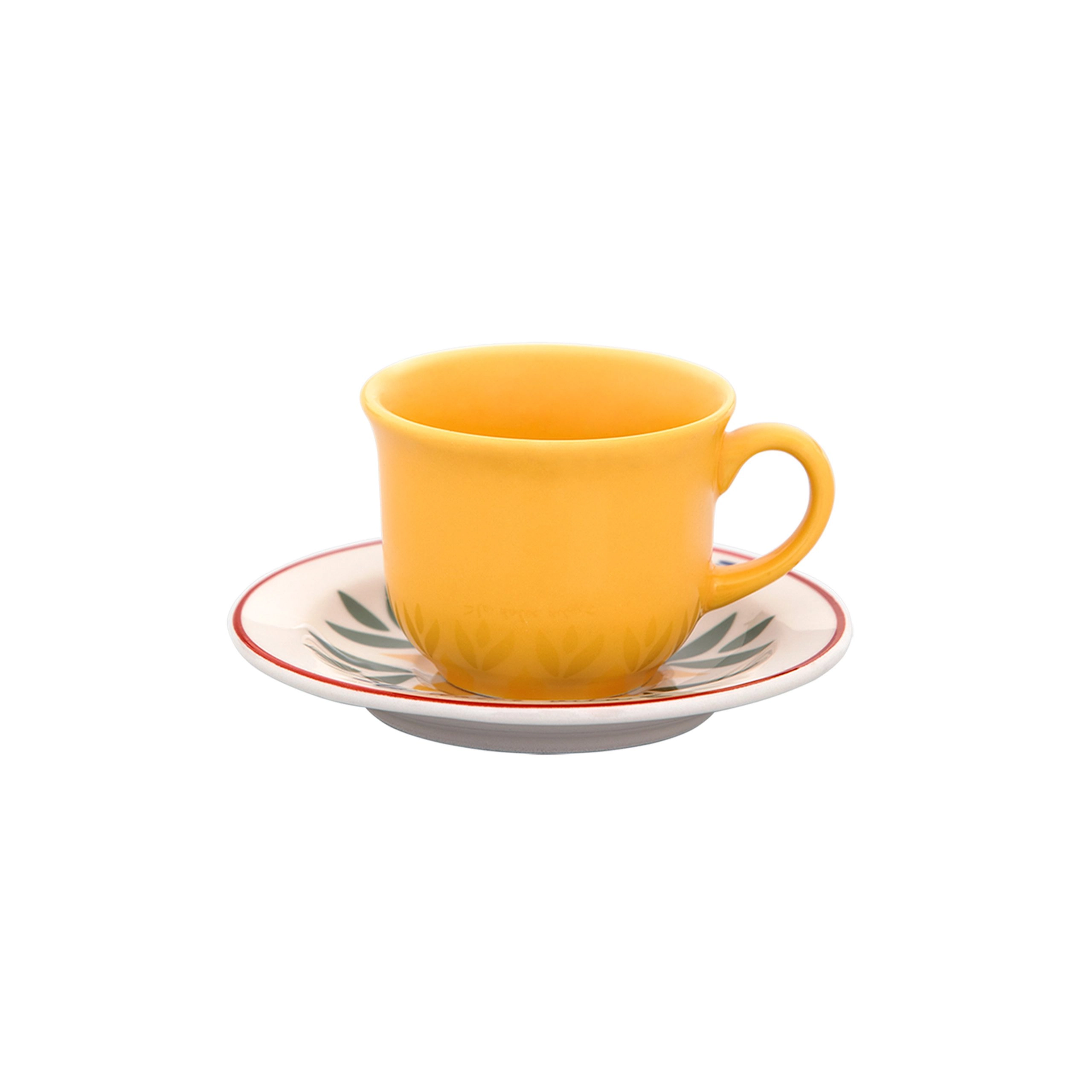 Xicara Cha 200ml C/pires 15cm Dolce V