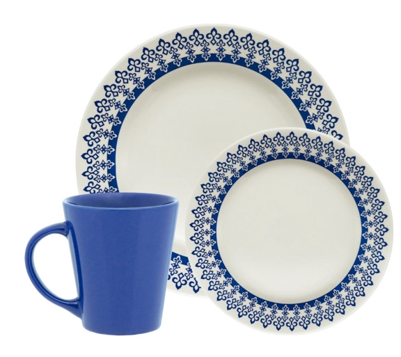 Aparelho Jantar Lanche Grecia 12pcs Aea2 5108 137391 Oxford