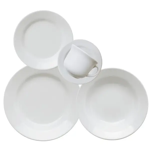 Aparelho Jantar Cha Branco 20pcs Ae20 5029 Oxford