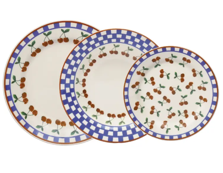 Apararelho Jantar E Lanche Jd Das Cerejas 12pcs Amd8 5b27 Oxford
