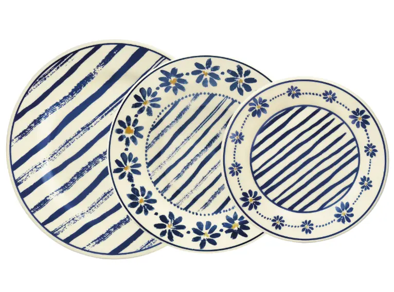 Apararelho Jantar E Lanche Margaridas 12pcs Amd8 5b26 Oxford